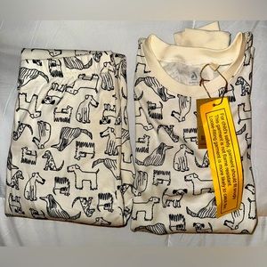 Kids PJ set + navy blue pj bottoms. Size 12